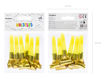 Picture of WHISTLES BLOWOUTS GOLD - 6 PACK